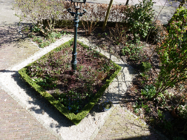 Foto van een voortuin Foto van een voortuin