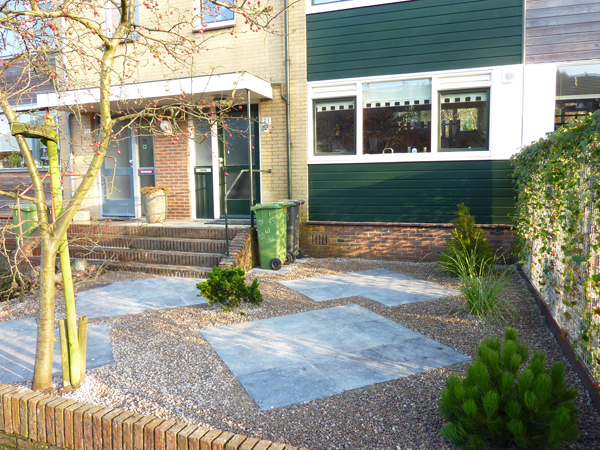 Foto van een voortuin Foto van een voortuin