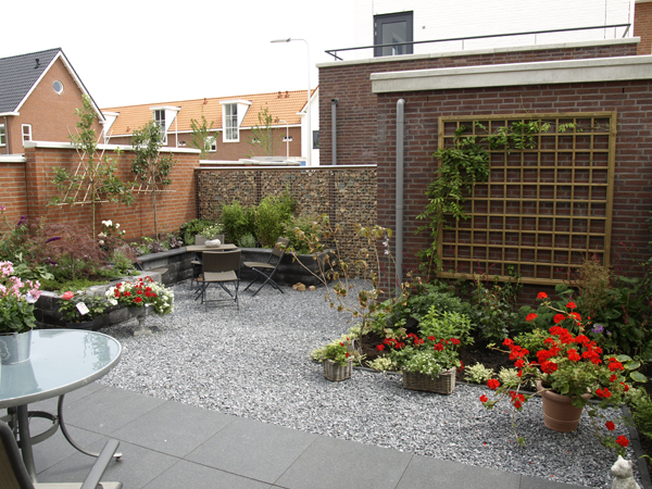 Terras achtertuin